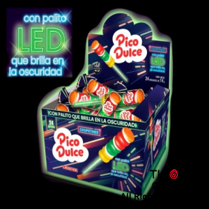 GOLO CHUPETIN PICO DULCE LED X 24 UNIDADES x 1